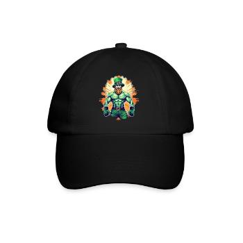 St. Patrick’s Day Trèfle Bodybuilding - Casquette classique - noir/noir - Devant