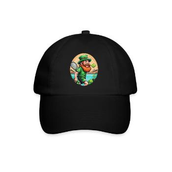 Saint-Patrick Shamrock Tennis - Casquette classique - noir/noir - Devant
