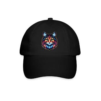 Cat - Baseball Cap - black/black - Front