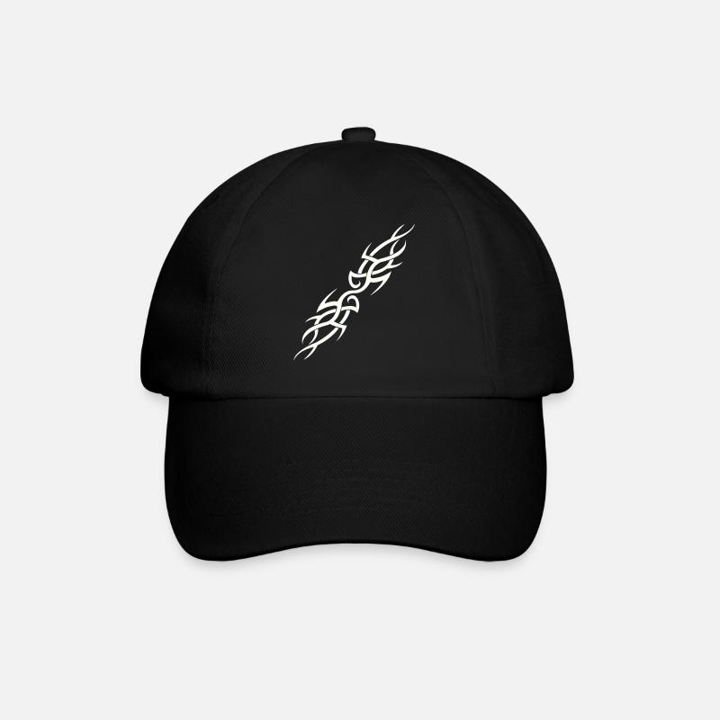 tribal - Baseballkappe - Schwarz/Schwarz