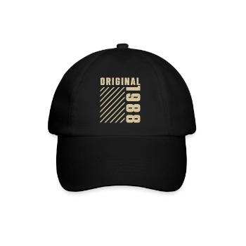 Original 1988 Authentic 1988 Vintage Bursdag - Baseball Cap - black/black - Front