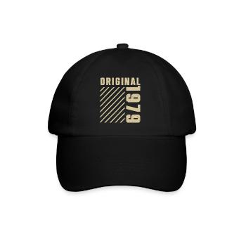 Original 1979 Authentic 1979 Vintage Bursdag - Casquette classique - noir/noir - Devant