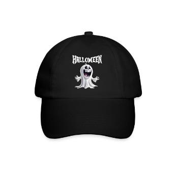 Halloween, Ghost, Celebrate Halloween - Baseball Cap - black/black - Front