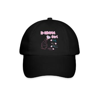 K-drama girl drame coréen songalag et hangul - Casquette classique - noir/noir - Devant