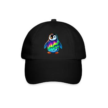 Penguin - Baseball Cap - black/black - Front