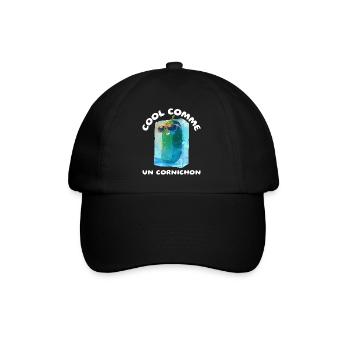 Cool comme un cornichon - Casquette classique - noir/noir - Devant