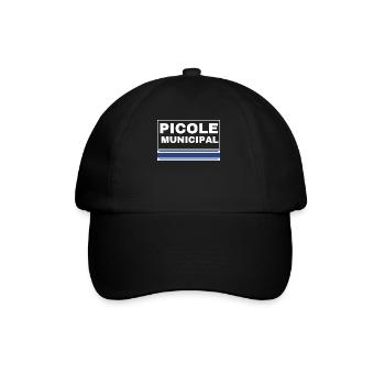PICOLE MUNICIPAL Logo Bleu - Casquette classique - noir/noir - Devant