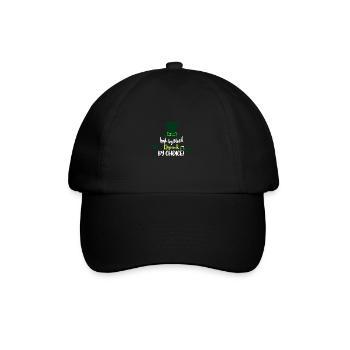 Keltischer Charme: Trinken mit Stolz - Baseballkappe - Schwarz/Schwarz - Vorne
