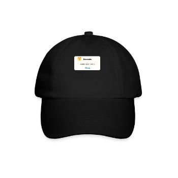 Gießen Sie Ihre Pflanzen, züchten Sie Ihren Stil! - Baseballkappe - Schwarz/Schwarz - Vorne