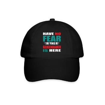 Have no Fear the Geigenbauer is here Outfit - Baseballkappe - Schwarz/Schwarz - Vorne
