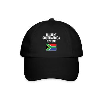 C’est mon costume d’Afrique du Sud - Casquette classique - noir/noir - Devant