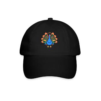 paon - Casquette classique - noir/noir - Devant