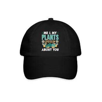 Cadeaux pour les jardins et les amoureux des plantes - Casquette classique - noir/noir - Devant