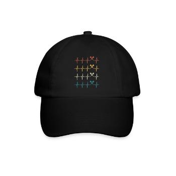 Dart Heartbeat Retro Darts Darter  - Baseball Cap - black/black - Front