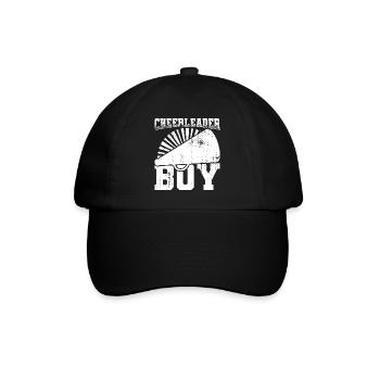 Cheerleader Boy - Baseball Cap - black/black - Front