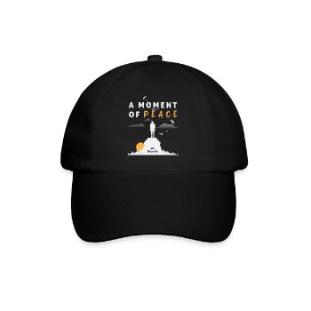 Silhouette du moment de paix « Un moment de paix » - Casquette classique - noir/noir - Devant