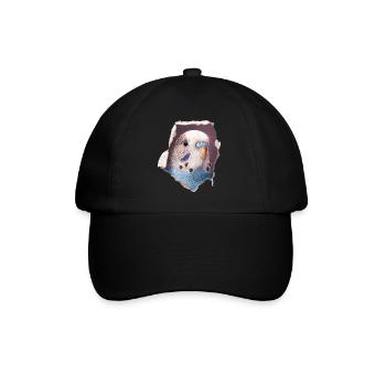 Perruche ondulée - Casquette classique - noir/noir - Devant