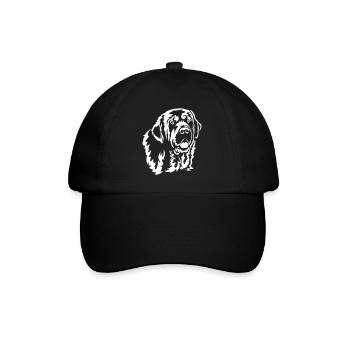 Spanish Mastiff Head "Black Edition" - Baseball Cap - black/black - Front