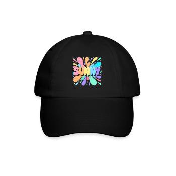 Sunny Splash Lettres Multicolores - Casquette classique - noir/noir - Devant
