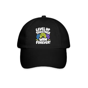Montez de niveau ensemble Gagnez pour toujours - Casquette classique - noir/noir - Devant