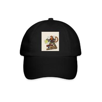 Waffe des Mathematikunterrichts - Baseballkappe - Schwarz/Schwarz - Vorne