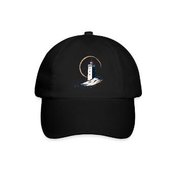 Rubjerg Knude Lighthouse – Denmark - Baseball Cap - black/black - Front
