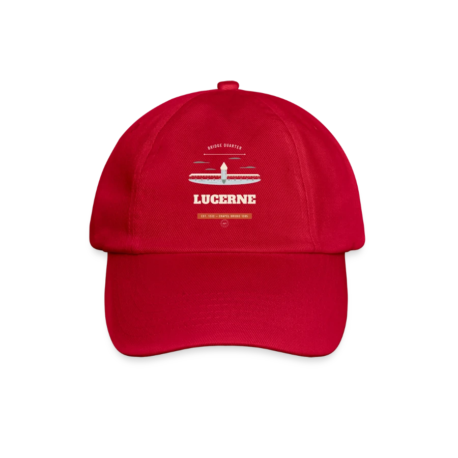 Insignia Lucerne en baseball cap, classic red