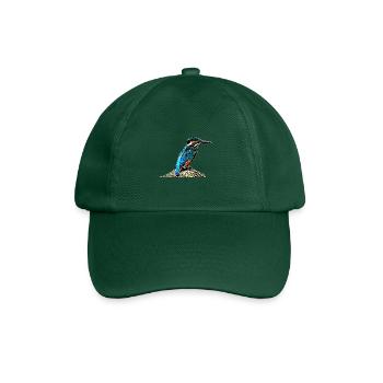 Eisvogel - Baseballkappe - Flaschengrün - Vorne