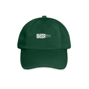 Beer - Funny Beer Logo Tshirt - Baseball Cap - bottle green - Front