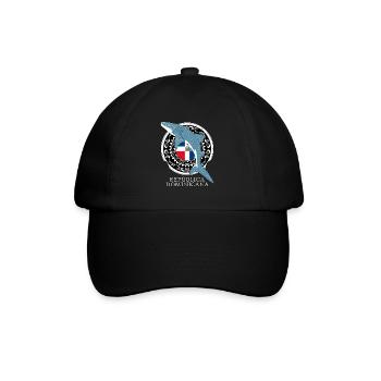 Walhai Dominikanische Republik - Baseballkappe - Schwarz/Schwarz - Vorne