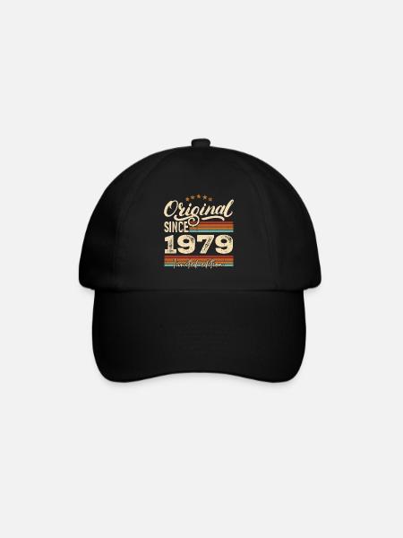 Original 1979 Vintage - Cadeau D’anniversaire 1979 - Casquette classique - noir/noir