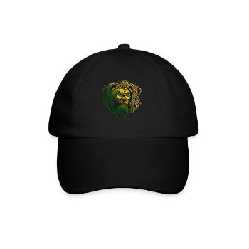 Französisch-Guayana - Baseballkappe - Schwarz/Schwarz - Vorne