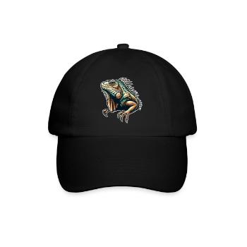 Iguana - Baseball Cap - black/black - Front