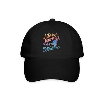 Schmetterling Monarchfalter Bunt Schmetterlinge - Baseballkappe - Schwarz/Schwarz - Vorne