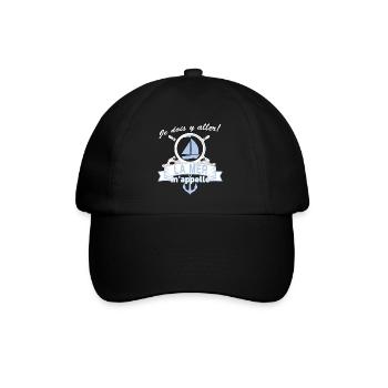 La mer m'appelle - Casquette classique - noir/noir - Devant