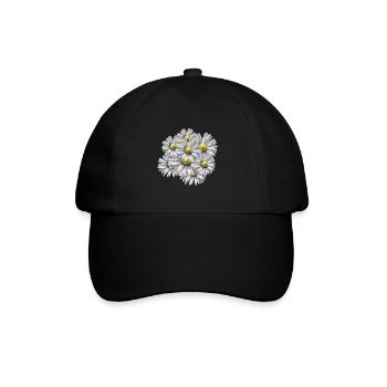 Bunch of flowers - Baseball Cap - black/black - Front