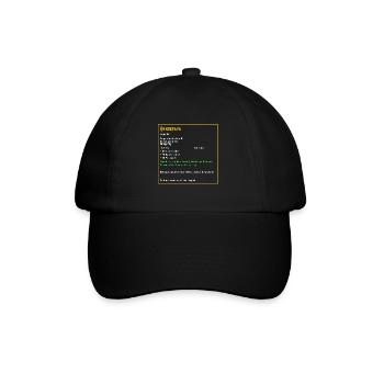 Legendärer Hundepapa Legendär Hund Tiere - Baseballkappe - Schwarz/Schwarz - Vorne