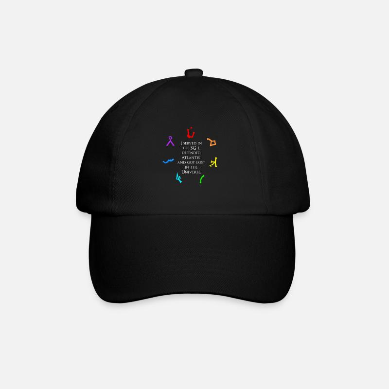 Stargate SG-1 / Atlantis / Universe - Casquette classique - noir/noir