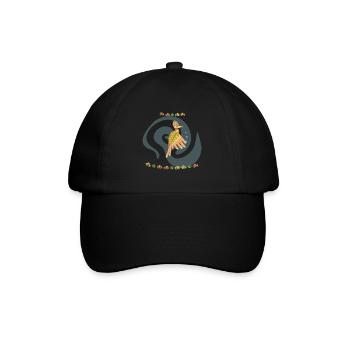 Specht - Baseballkappe - Schwarz/Schwarz - Vorne