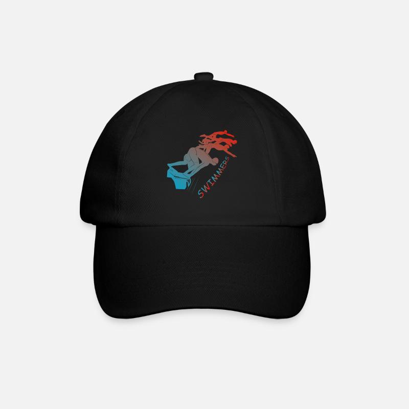 Swim - Baseball Cap - black/black