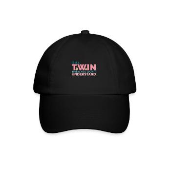 Gémeaux C'est une chose jumelle que vous ne comprendrez pas - Casquette classique - noir/noir - Devant