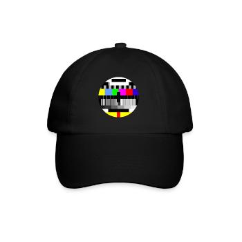 TV sight - Baseball Cap - black/black - Front
