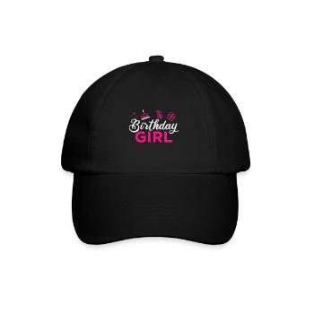 Birthday Girl Birthday Princess Gift Idea - Baseball Cap - black/black - Front