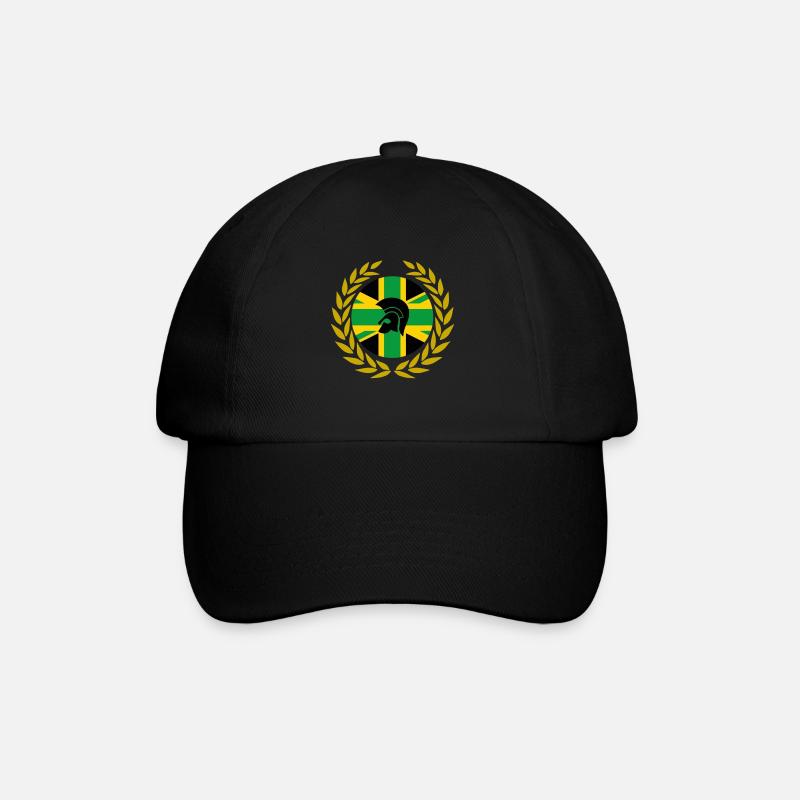 UNITY JAM SKA LAUREL DESIGN - Baseball Cap - black/black