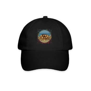 Tortue - Casquette classique - noir/noir - Devant