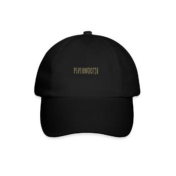 Pepernootje sinterklaas - Baseballcap - zwart/zwart - Voor