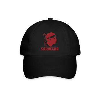 Silhouette Gift Sardinia Italy Sardinians - Baseball Cap - black/black - Front