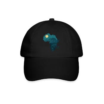 AFRIQUE DU SUD ANIMAUX DU SUD COULEURS DE LA NATURE AFRIQUE MOTIFS - Casquette classique - noir/noir - Devant