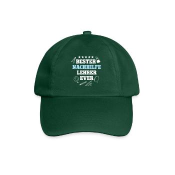 Bester Nachhilfelehrer Beste Nachhillfe Lehrer - Baseballkappe - Flaschengrün - Vorne