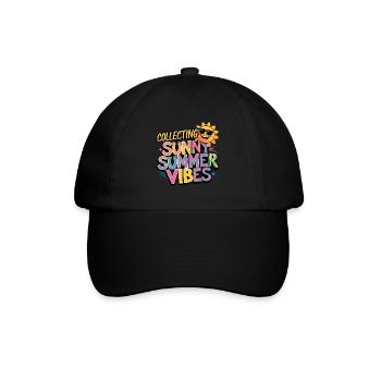 Sunny Summer Moments Vibes Summer Sun - Baseball Cap - black/black - Front